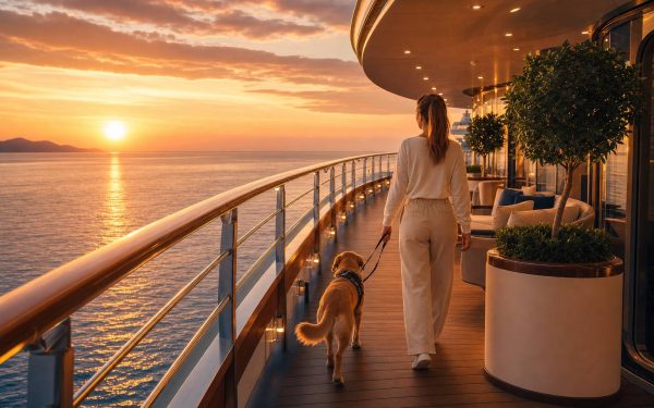 Cruceros de lujo pet friendly: qué navieras admiten mascotas y qué servicios ofrecen a bordo